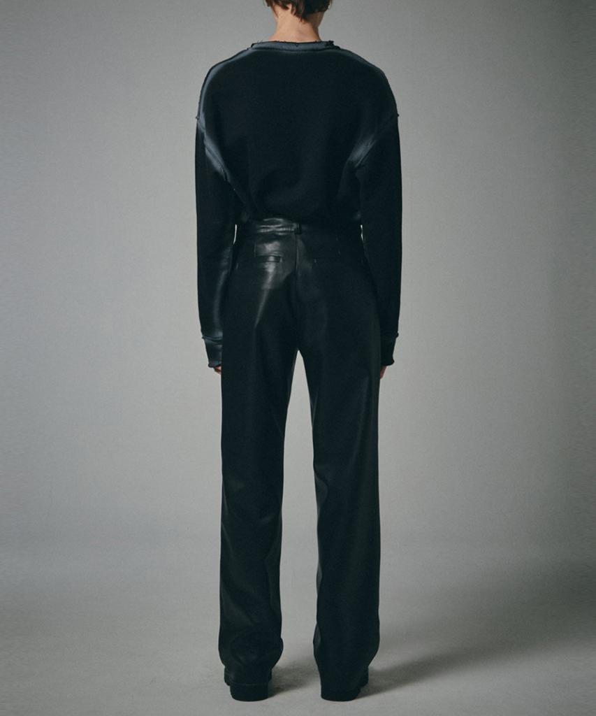 SPERONE Flow Line Leather Pants Men (Black)