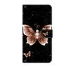 Magnetic Leather Funda For Samsung Galaxy S24 Ultra S23 Plus S22 S21 S20 FE Butterfly Flower Painted Card Slots Flip Phone Cover