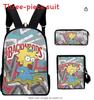 My Singing Monsters Cartoon Backpack Set With Breathable Oxford Fabric For School Kids