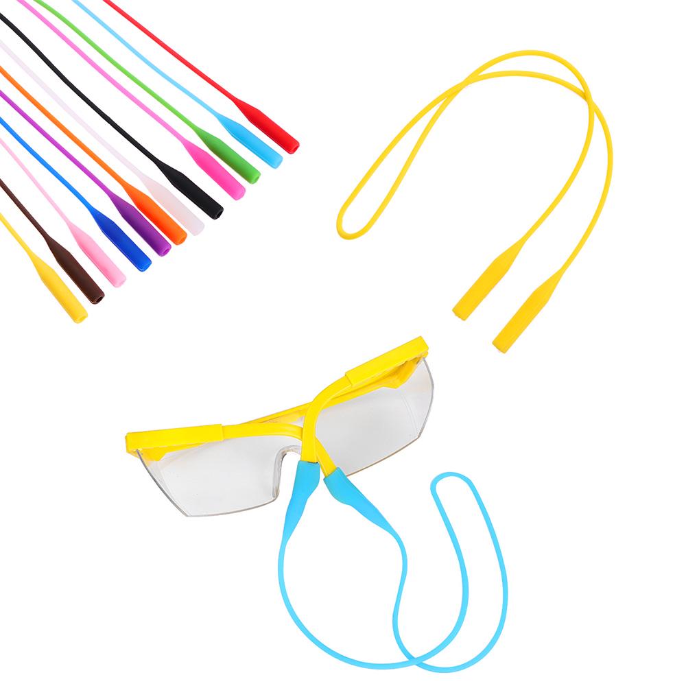 Sports Cord Holder Band Silicone Eyeglasses Straps Glasses Chain Anti Slip Sunglasses String Ropes