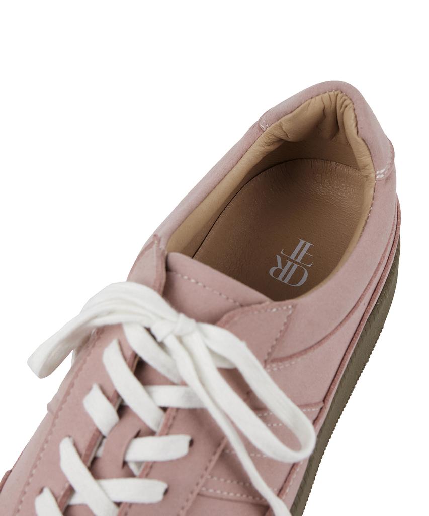 Draw Fit Cloudy Suede Sneakers [Dusty Pink]