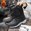 Northeast Couple Snow Boots Women's High-top Waterproof and Non-slip Thick Cotton Shoes Men's Velvet Thermal Shoes Hiking Shoes