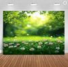 Lente fantasie zonnig bos bloemen achtergrond foto rekwisieten fotografie achtergrond bruiloft verjaardag feest decoratie kamer poster