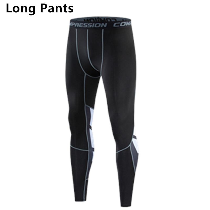 Men Base Layer Running Skinny Pants Tights Bottoming Gym Fitness Football Basketball Outdoor Training Sports Leggings Quick Dry