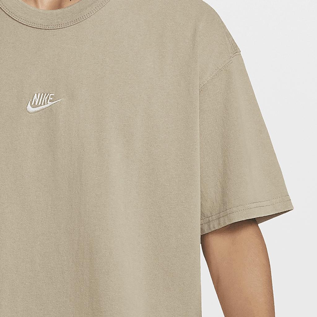 Nike Einfarbig Runder Hals Lässiger Pullover Bequemes Kurzarm-T-Shirt Herren T-Shirts Braun FZ5384-247