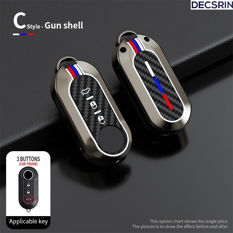 2/3 Buttons Car Flip Remote Key Case Cover Shell Fob For Fiat Ducato 500 500L Panda Grande Punto Lancia Musa Car Accessories