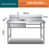 Chendu Stainless Steel Kitchen Sink Workstation with Right Platform
