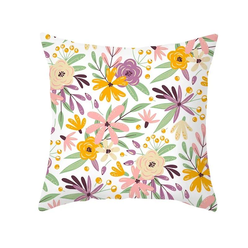 Gift for Mom Happy Mothers' Day Festive Decor Cushion Cover Heart Letters Printed Pillow Cover Seat Car Bedside Decor Pillowcase