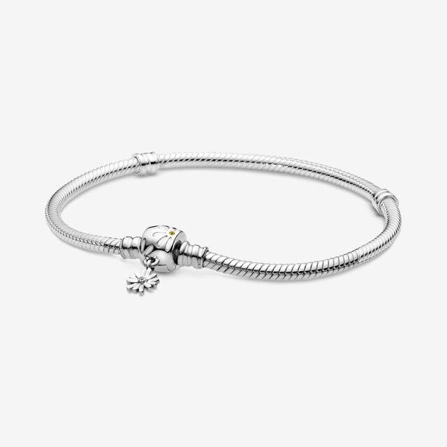 Classic Brilliant Heart and Snake Bracelet  Women  Bracelet DIY Jewelry  Holiday Gift Jewelry
