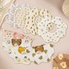 8Pcs Cotton Baby Drooling Bibs Round Neck Baby Drooling Bibs Quick Absorbent Burp Cloth Machine for Boys Girls Newborn