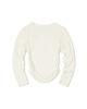 MOAA Square Neck Shirred Long Sleeve (Ivory)