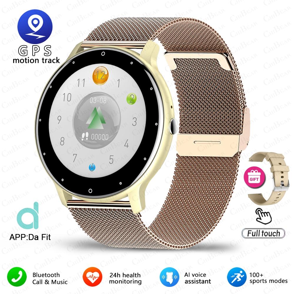 Smart Watch Women Men Full Touch Screen Bluetooth 5.2 Call Waterproof Watches Sports Fitness Tracker Factory IP67 ZL02 New