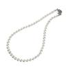 Przez Yumi Pearl Necklace 7mm RoseYumiRose Popularne Ceremonie Proste Stylowe Wyprodukowano w Japonii [Wyprodukowano Katsura] Damskie (45 cm)