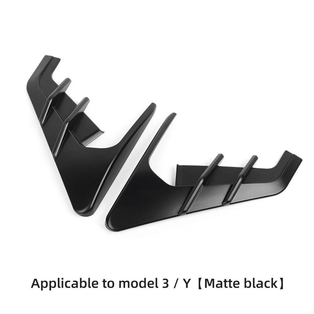 Für Tesla Model 3 Y Kamera Seiten Auto Seitenflügel Panel Abdeckung Spoiler Staubschutz Dekoration Modifikation Zubehör model3 2023