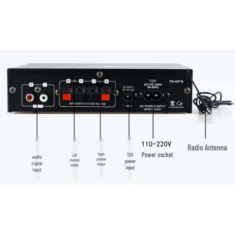 AK35 Bluetooth USB Dual-Channel Power Amplifier for Car and Home