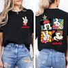 2025Summer 2-sided Disney Classic Minnie Mouse Pose Mickey and Friends Disney Cute Minnie Mouse 100% Pure Cotton Printed T-shirt