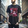 100% Cotton TOPS UNISEX TEES MENS WOMENS Jinx Arcane T-Shirt Japanese Anime Cartoon Jinx Arcane Graphic Gift Shirt 198