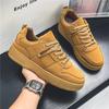 New Men’s Casual Sports Shoes Comfortable In All Seasons Breathable Versatile Sneakers Khaki Air Force Flat Shoes for Men