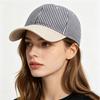 NEW Fashion Korean Style Striped Soft Top Baseball Cap for Women Men Summer Sun Hat Outdoor Sports Casual Unisex Dad Hat