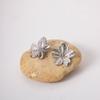 1 Paar Vintage Overdreven Bloem Metalen Stud Oorbellen Voor Vrouwen Meisjes Eenvoudige Geometrische Grote Oorbellen Feest Sieraden Cadeaus