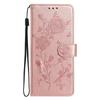 Leather Phone Case For iPhone 17 Air 16 Pro 15 Plus X 10 XS Max 16E 17Pro Max Butterfly Embossing Print Card Slots Wallet Cover