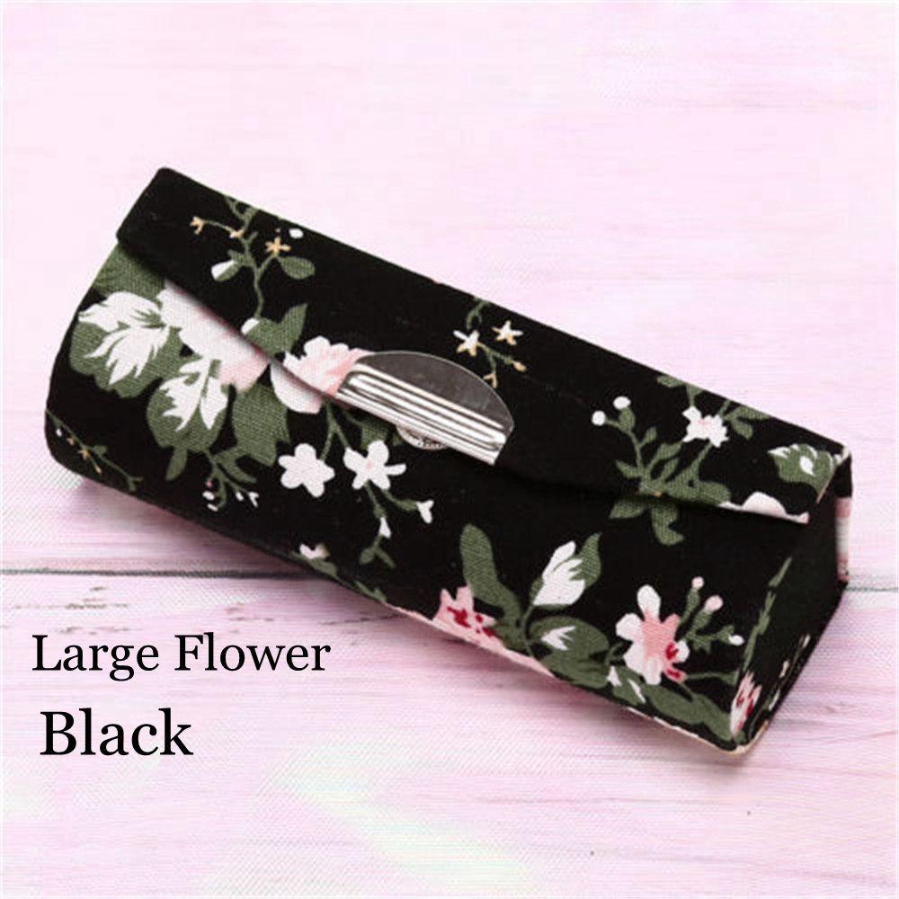 Fashion Gift Makeup Storage Flower Designs Jewelry Holder Mini Mirror Lip Gloss Box Lipstick Case