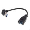 90 Degree USB 3.0 Down Angle Adapter Cable Connector for Computer Extension
