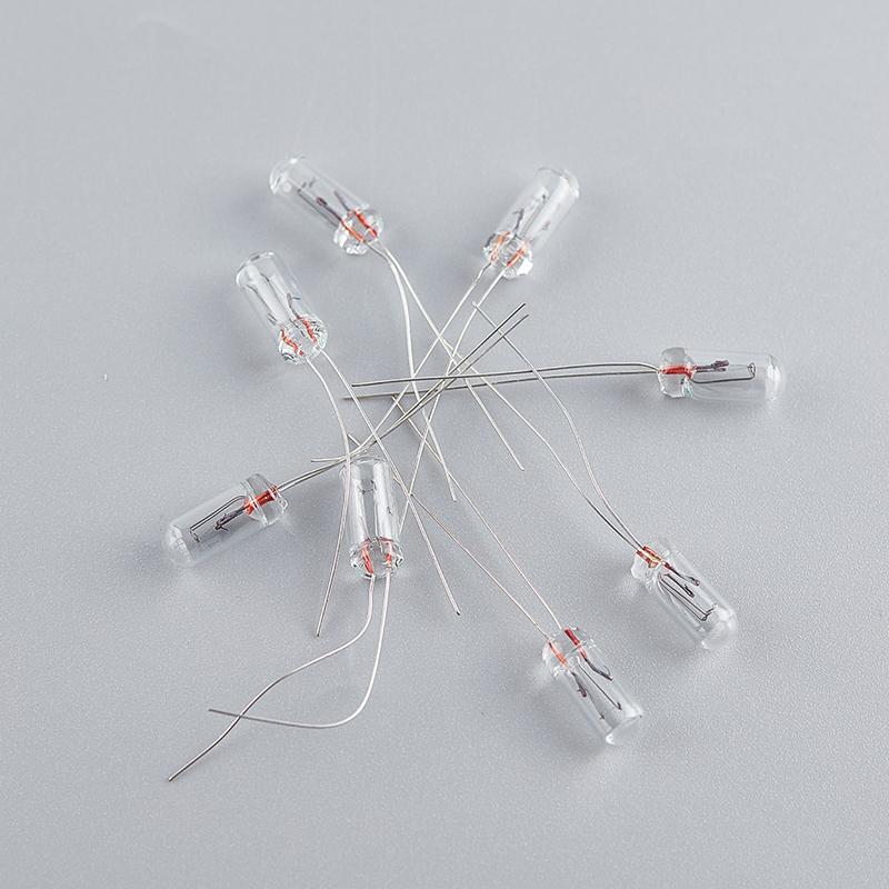 10Pcs Mini 3/4/5Mm 3/6/12/24V Lamp Light Bulb Edison Incandescent Filament Rice