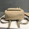 Estudantes mochila grande capacidade portátil cor sólida casual homens mulheres adultos mochila material escolar