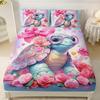 Undersea Creature Dolphin Pattern Mattress Three-Piece Digital Printing Bedding Set Adult Children