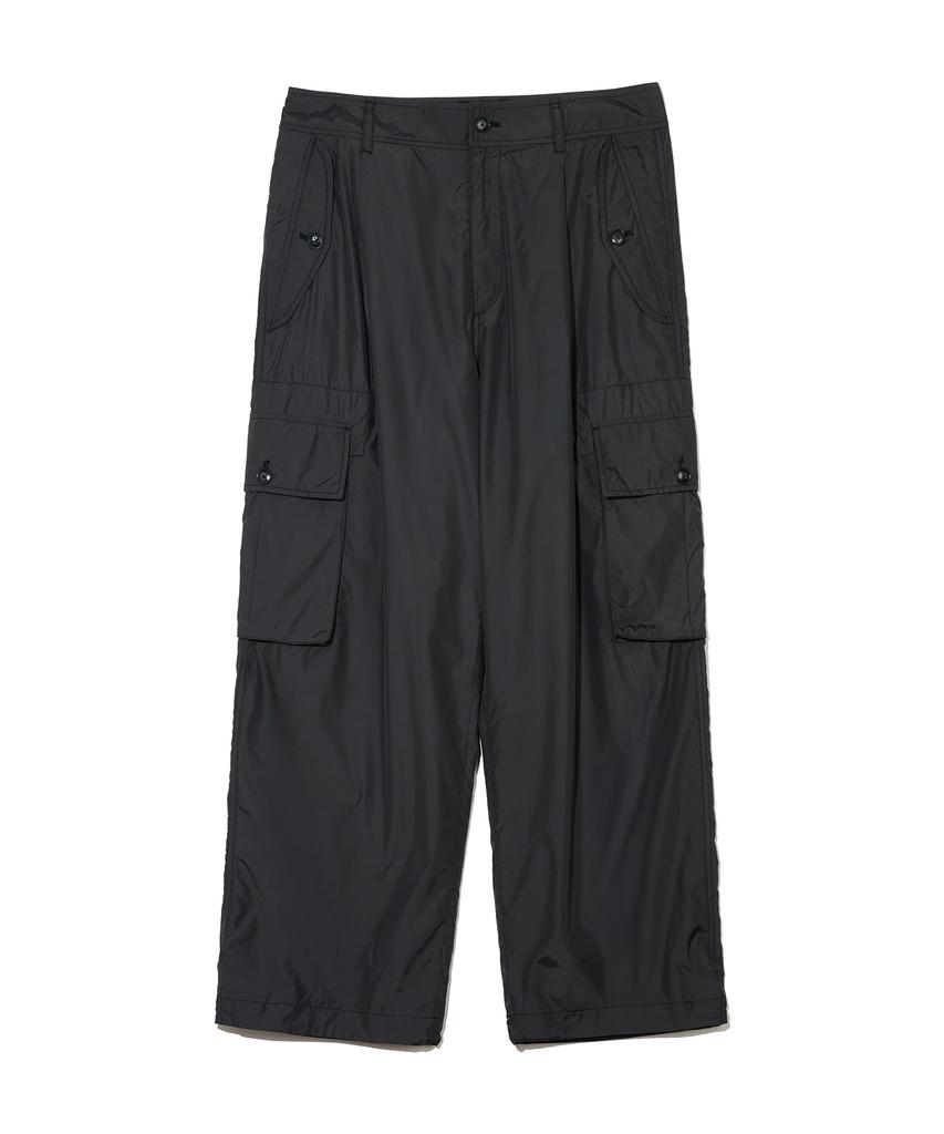 Nontai Light Flap Pocket Cargo Pants (Black)