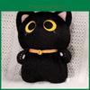 Plush Cat Doll With Bell Cute Animal Toy Gift For Girls Birthday