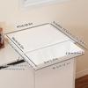 1Pieces Kitchen Countertop Pull-Out Organizer, Drawer Push-Pull Shelf Microwave Oven Bottom Rack Outdoor Tableware