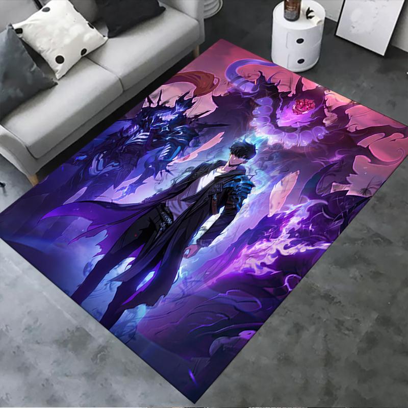 2025 New Solo Leveling Carpet Rug for Living Room Bedroom Home Sofa Decoration,Kids Play Non-slip Floor Mat170