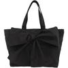 [Emplet Veil] Lightweight and Spacious Tote Bag for Travel or As a Mother's Bag. 16L Capacity, 52cm Wide X 30cm High X 15cm Deep. Black. Shoulder
