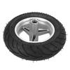 Electric Scooter Rear Tire Rubber Inflation Scooter Tire with Aluminum Alloy Wheel Hub 110 50 6.5 Replacement