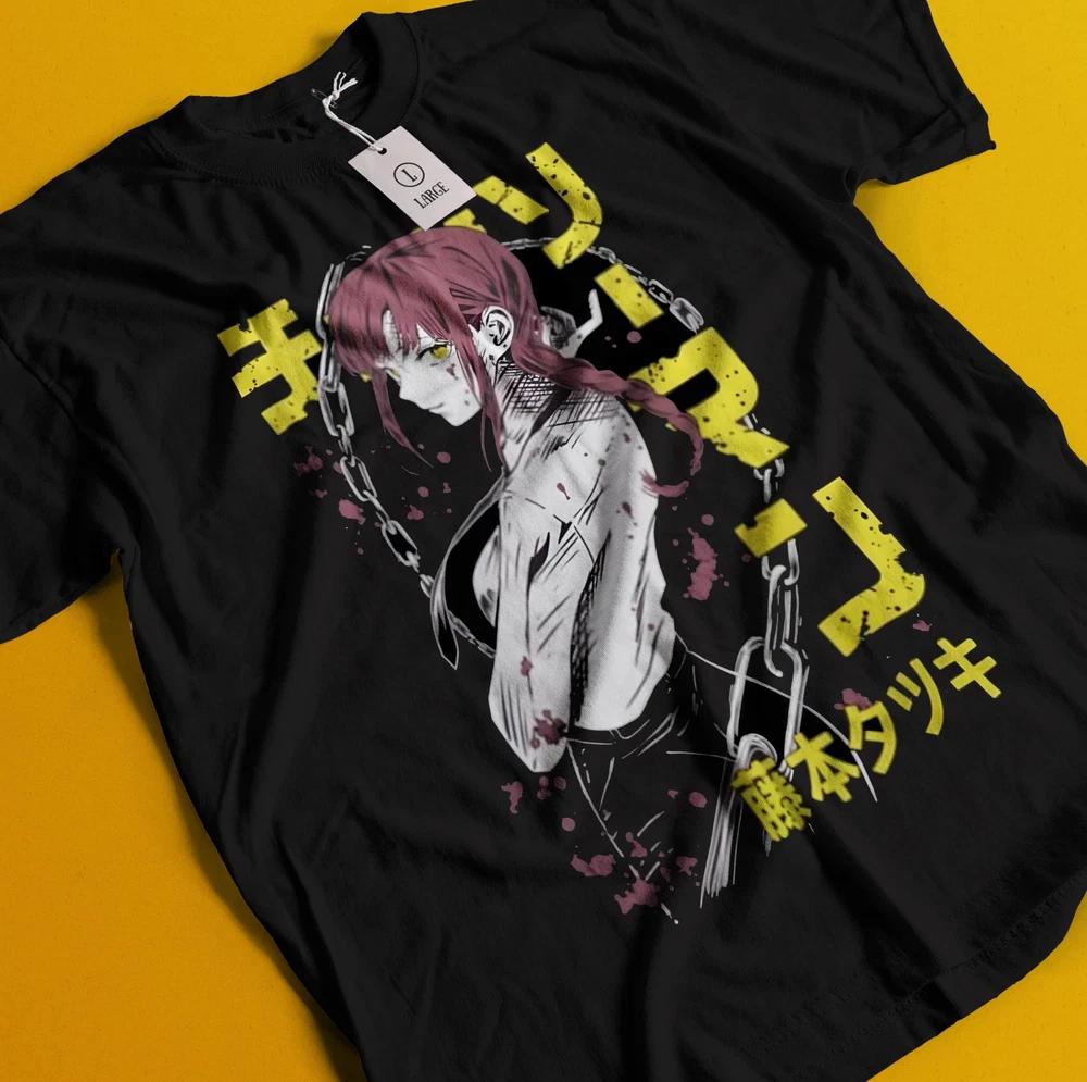 Chainsaw Unisex Makima Anime Unisex Tshirt All Size 5