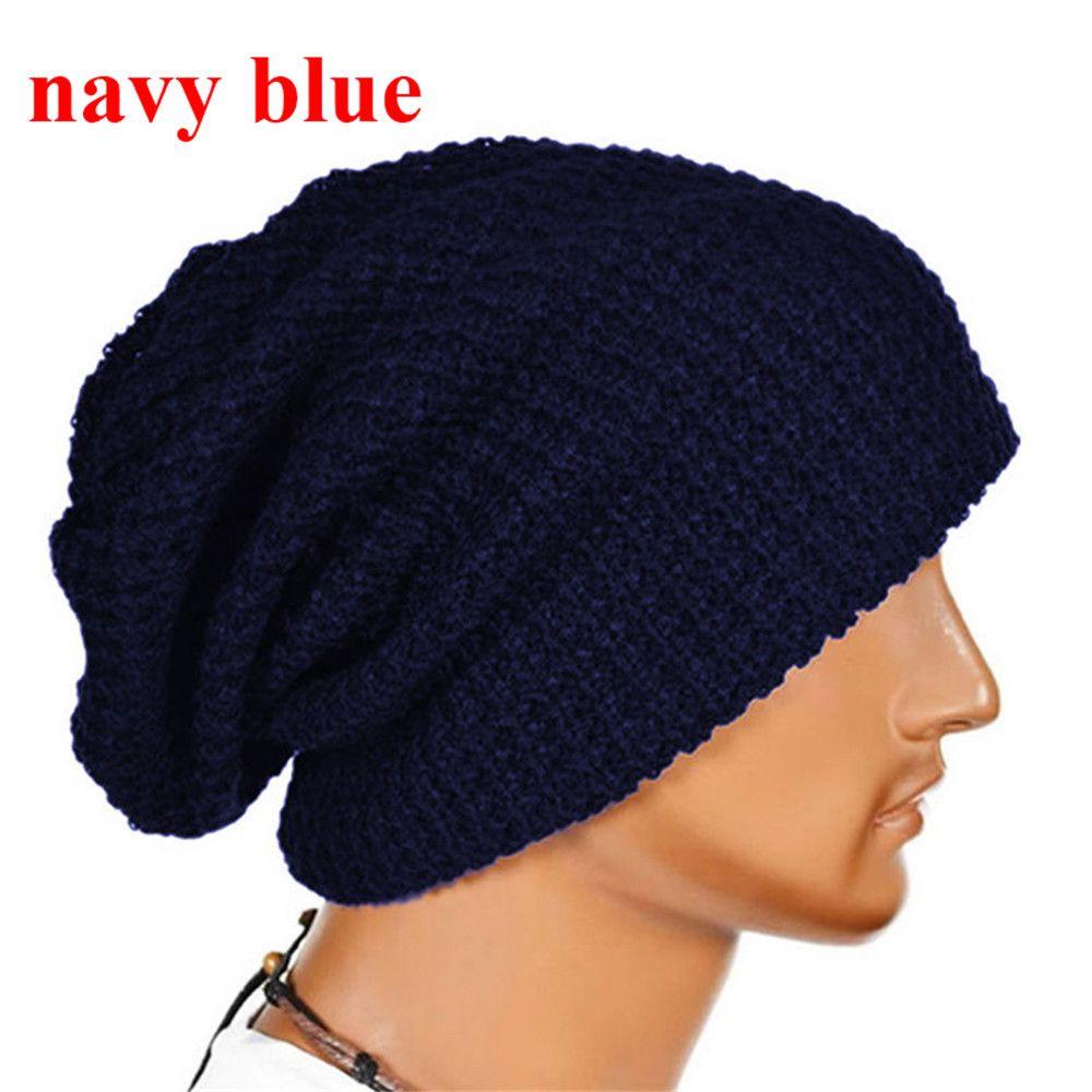 Fashion Stretch Soft Warm Beanie Hat Ski Cap Knitted Caps Wool Knitted