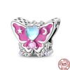 Copper Spring Insect Butterfly Series Gift Beads Suitable For 3Mm Original Bracelet Diy Birthday