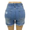 Jean Shorts for Women High Waisted Ripped Distressed Denim Shorts Summer Stretchy Casual Shorts with Pockets