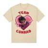 Team Conrad The Summer I Turned Pretty Tshirt Vintage Conrad Fisher Movie T Shirt Unisex Women Harajuku Fashion 100 Cotton Tshirt
