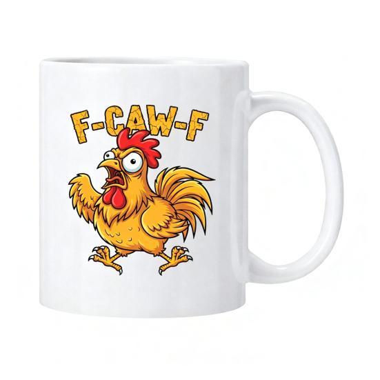 Rooster Ceramic Coffee Mug 3D Printed Chicken Design Tea Cup Hot Drinks Cup for Home