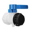 DN40 DN50 62/75mm Tank Butterfly Valve IBC Tank Container Tote Tank Butterfly Connection Valve Tap Plastic Water Drain Adapter