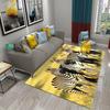 Zebra Carpet Black and White Striped Animal Rug Wildlife Rectangle Area Rugs for Adult Yoga Mats Living Room Decor Floor Mat