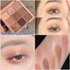 Nine-color Eyeshadow Platter Earth Glitter Pearl Long-lasting Impermeable Pearl Glitter Waterproof Sweat Resistant Student Eyeshadow Platter Makeup