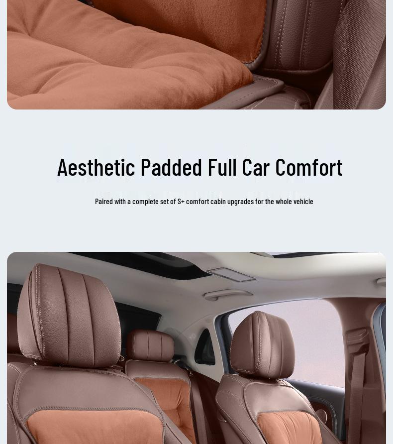Warm Flannel Seat Cushions for Tank Cars – Winter Comfort for Front & Rear