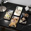 Funny Of Pet Cats  Phone Case For Samsung S25,24,23,22,30,21,10,9,Ultra,Plus,FE 5G Black Soft Case