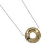 TIFFANY&Co. Magic Circle Necklace Silver925/K18 Yellow Gold 3.5g Women Used