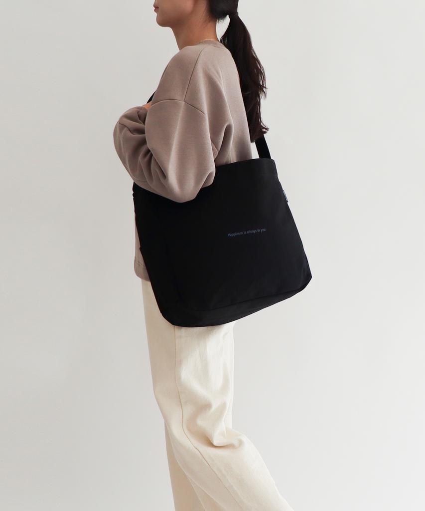 0614Story Happiness Canvas Storage Crossbody Bag (2 Colors)