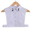 Fake Collar Women'S Fake Collar Versatile Embroidered Shirt Decorative Collar Shirt Fashionable And Comfortable Fake Collar B104